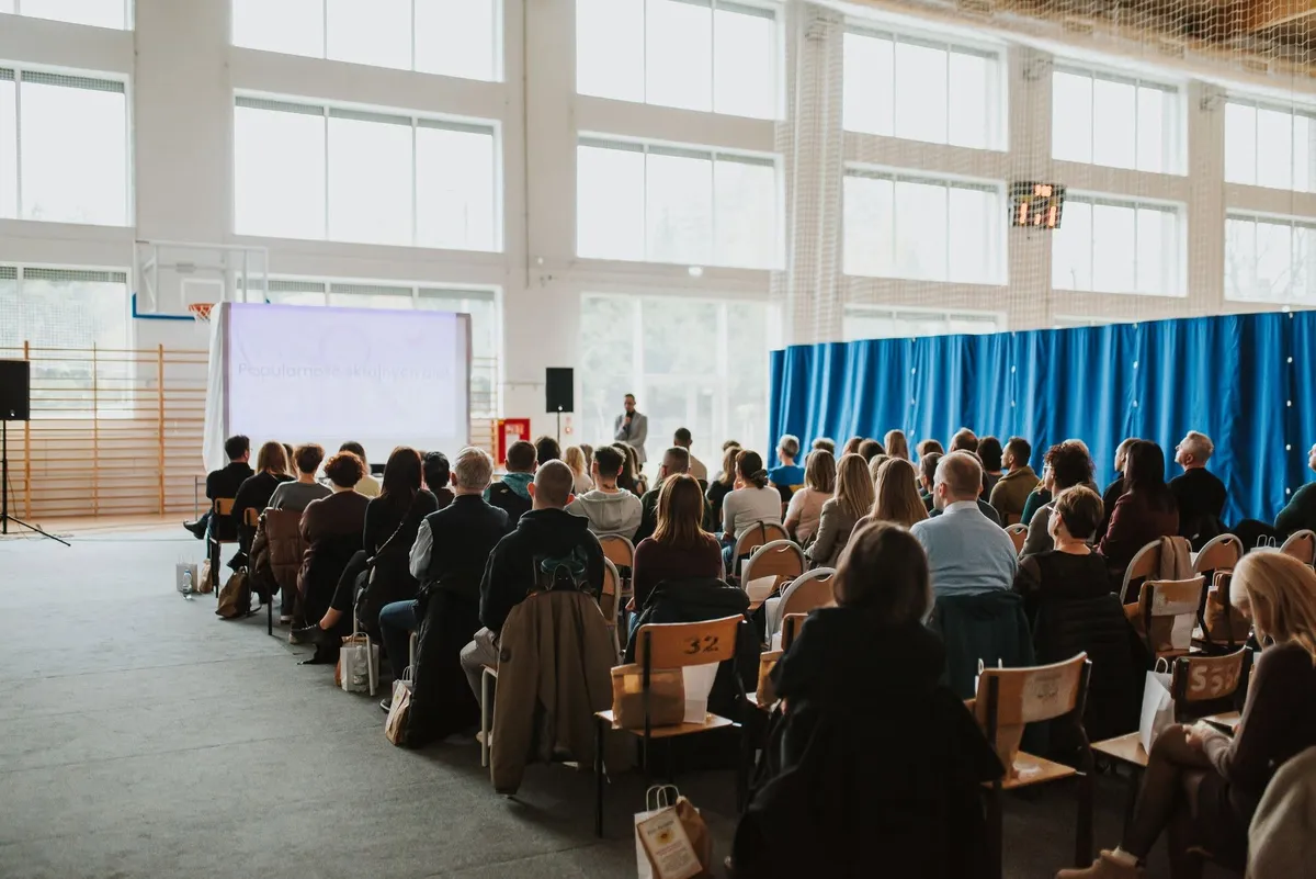 Uczestnicy I edycji konferencji Konkretnie o zdrowiu na sali, listopad 2025